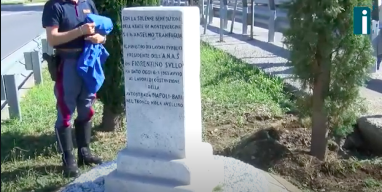 VIDEO/ Ripristinata la Stele in ricordo di Fiorentino Sullo. Rotondi: “Figura immensa”