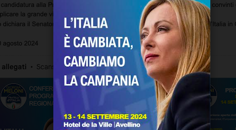 Ad Avellino la conferenza regionale programmatica di Fratelli d’Italia