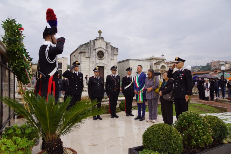 Carabinieri, cerimonia di commemorazione del 54° anniversario della morte dell’Appuntato Vittorio Vaccarella, Medaglia d’Oro al Valor Civile “alla memoria”