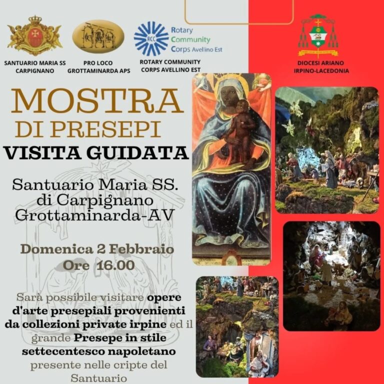 Mostra dei Presepi: giornata conclusiva domenica presso il Santuario Maria Santissima di Carpignano