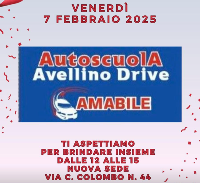 Grande inaugurazione ad Avellino: nasce l’autoscuola Amabile “ Avellino drive “