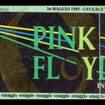 Un Biglietto del concerto dei Pink Floyd a Cava dei Tirreni