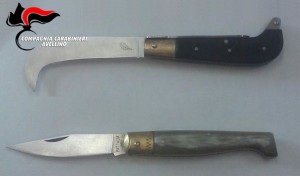 coltelli a serramanico carabinieri