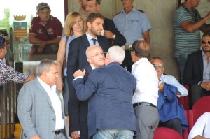 Vincenzo De Luca all'Arechi per il derby tra Salernitana e Avellino