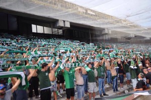 Il tifo dell'Avellino all'Arechi di Salerno