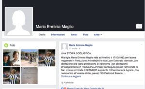 Il testo del post apparso su FB