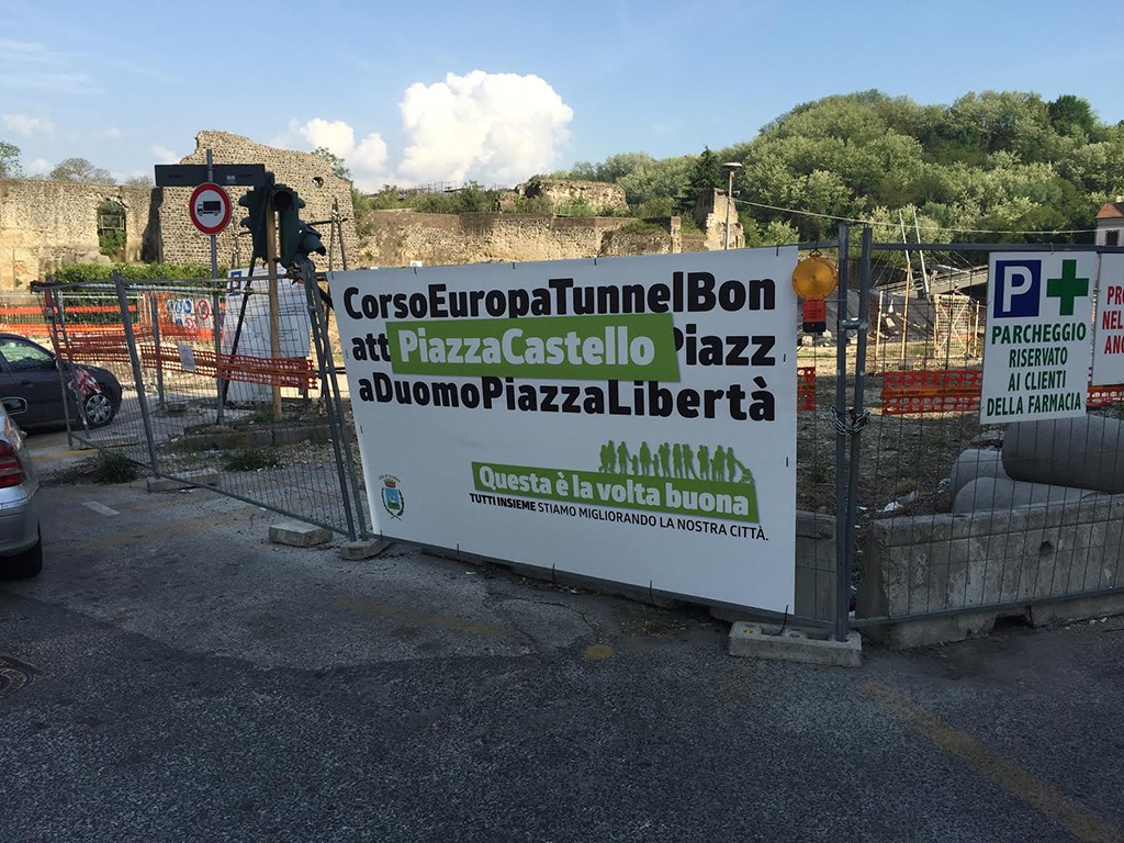 Cantiere Piazza Castello