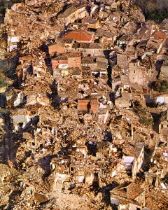 San Mango dopo il terremoto del 1980