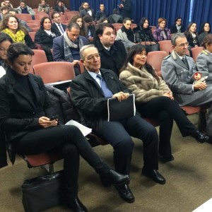 Il Prof. Taormina e il Gen. Costa in platea