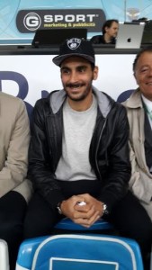 Davide Zappacosta in tribuna a Brescia